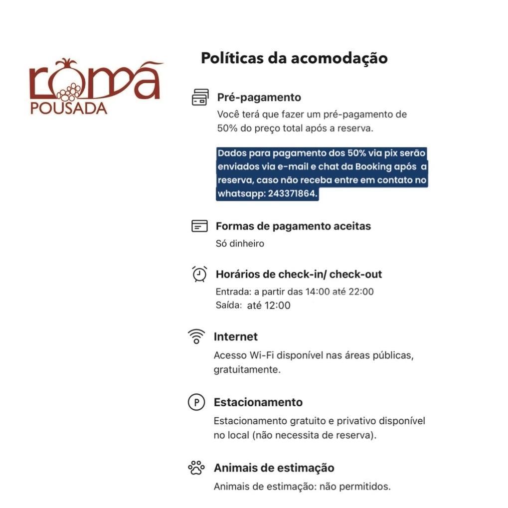Pousada Roma Paraty Bagian luar foto